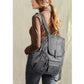 Sac Poche En Cuir Femme Gris