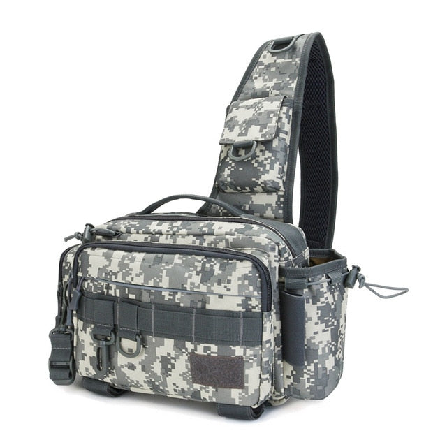 Sac de Rangement Pêche Camo Gris