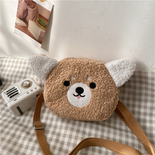 Sac à Main Enfant En Peluche Ours