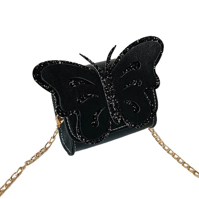 Sac à Main Enfant Papillon Noir