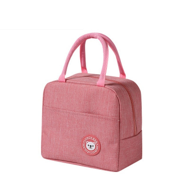 Sac Repas Isotherme Rose