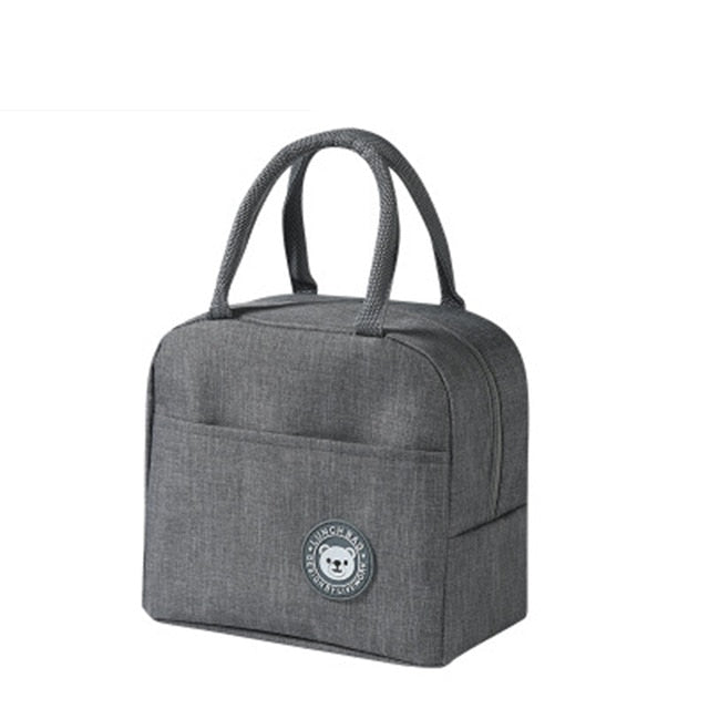 Sac Repas Isotherme Gris