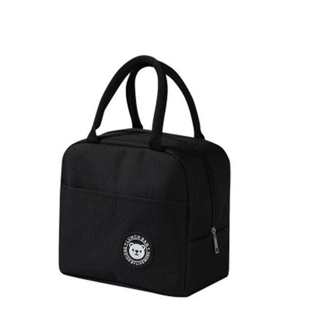 Sac Repas Isotherme Noir