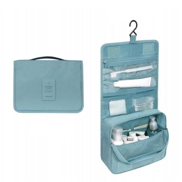 Trousse de Toilette à Suspendre Turquoise