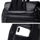 Sac Cartable en Cuir Femme Noir